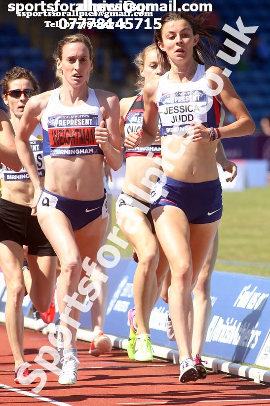 Womens 1500 metres, British World Championship Team Trials, Alexander Stadium, Birmingham